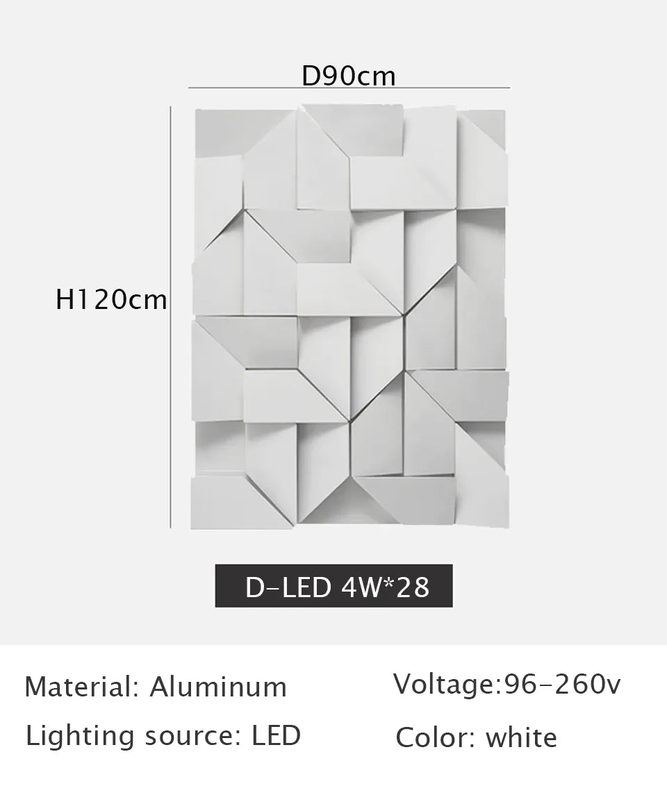 Verthara Premium Geometric Art Indoor Wall Light