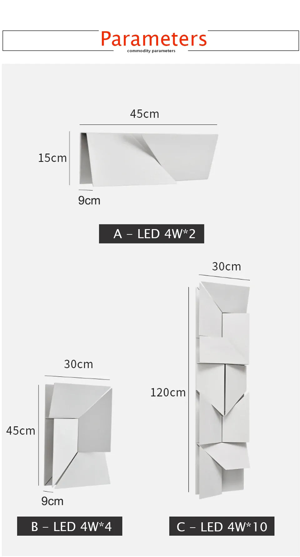 Verthara Premium Geometric Art Indoor Wall Light