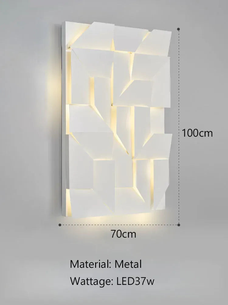 Verthara Premium Geometric Art Indoor Wall Light