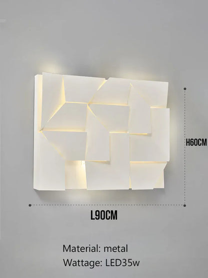 Verthara Premium Geometric Art Indoor Wall Light