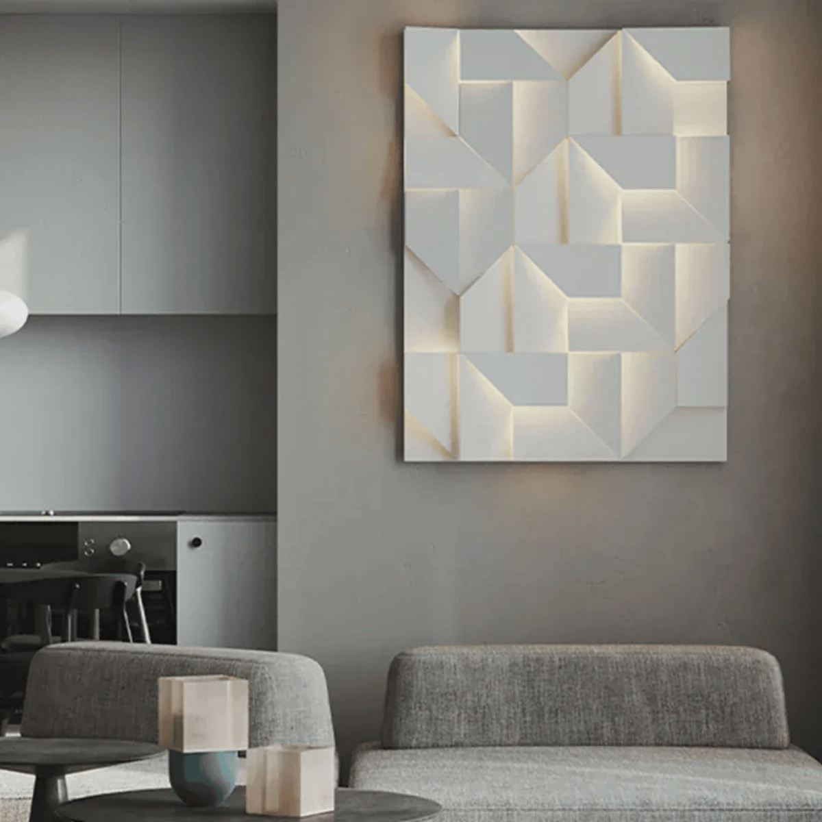 Verthara Premium Geometric Art Indoor Wall Light