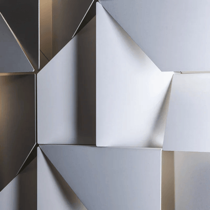 Verthara Premium Geometric LED Wall Light - Indoor Mount - Modern Design - Aluminium - Black Finish - Versatile Background Lighting