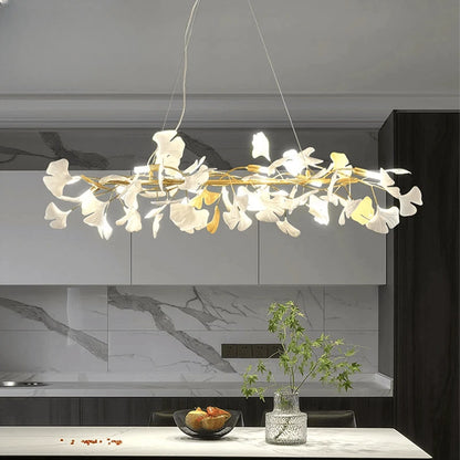 Verthara Premium Ginkgo Leaf Branch Chandelier