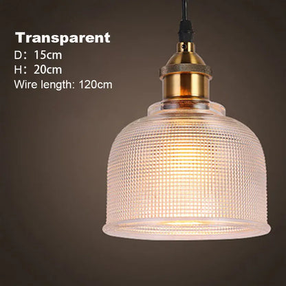 Verthara Premium Glass Pendant Light with Adjustable Cable Clean color