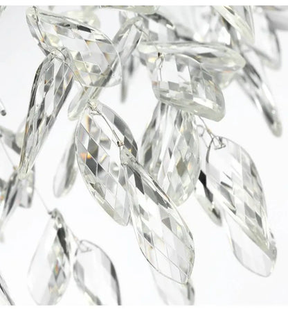 Verthara Premium Gold Crystal LED Pendant Chandelier | Dimmable 3 Colours