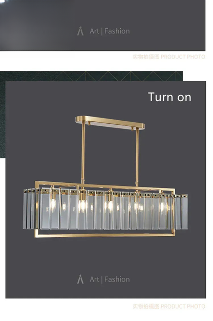 Verthara Premium Gold Raindrop Crystal Chandelier