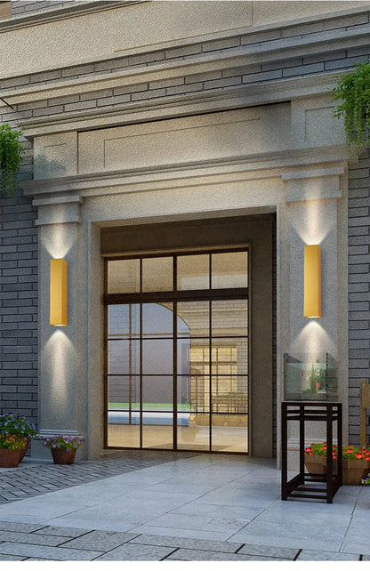 Verthara Premium Gold Stainless Steel IP67 Outdoor Wall Light