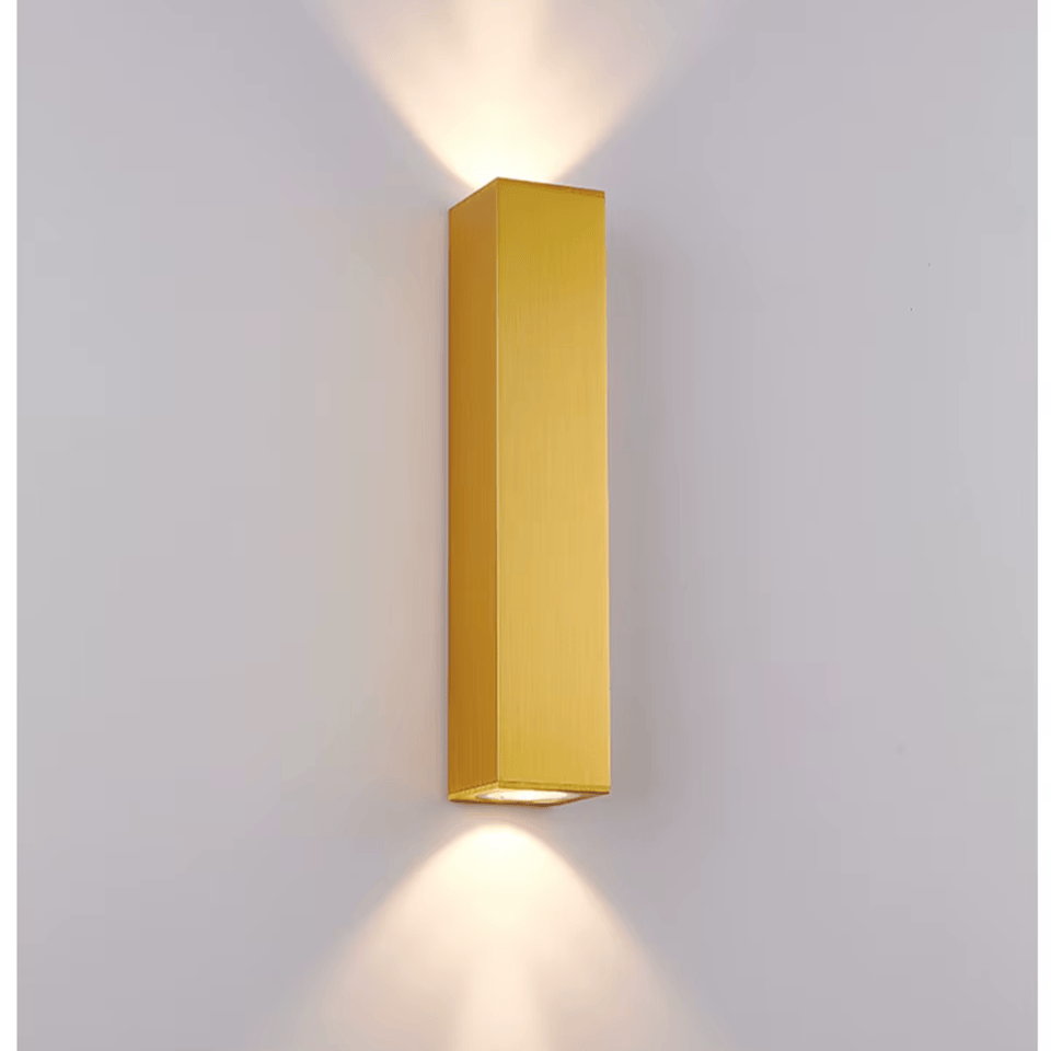 Verthara Premium Gold Stainless Steel IP67 Outdoor Wall Light