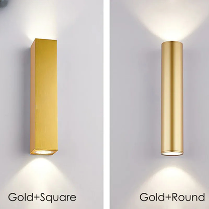Verthara Premium Gold Stainless Steel IP67 Outdoor Wall Light