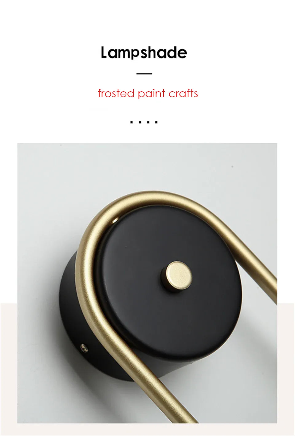 Verthara Premium Golden Ball LED Wall Sconce