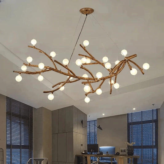 Verthara Premium Handcrafted Retro Tree Branch Chandelier