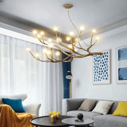 Verthara Premium Handcrafted Retro Tree Branch Chandelier