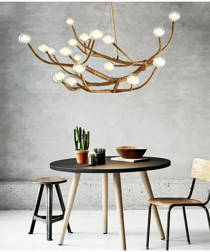 Verthara Premium Handcrafted Retro Tree Branch Chandelier