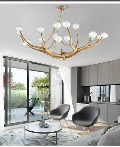 Verthara Premium Handcrafted Retro Tree Branch Chandelier