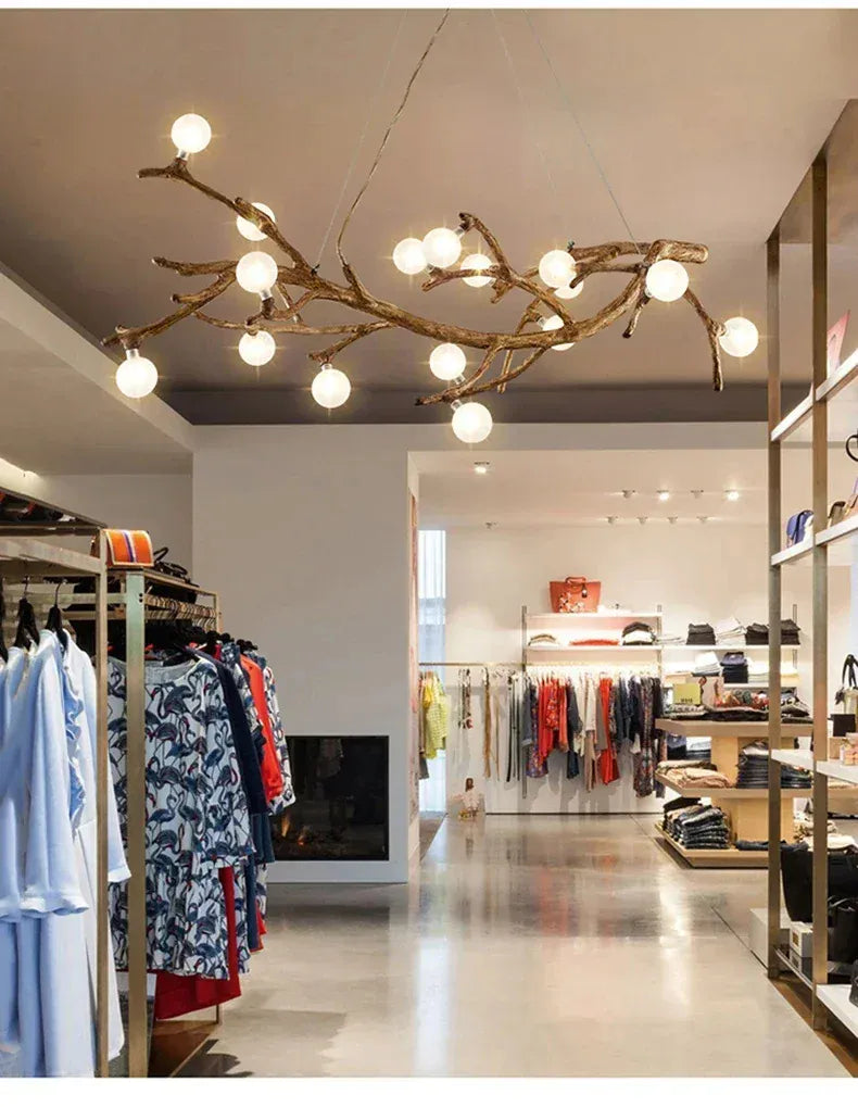 Verthara Premium Handcrafted Retro Tree Branch Chandelier