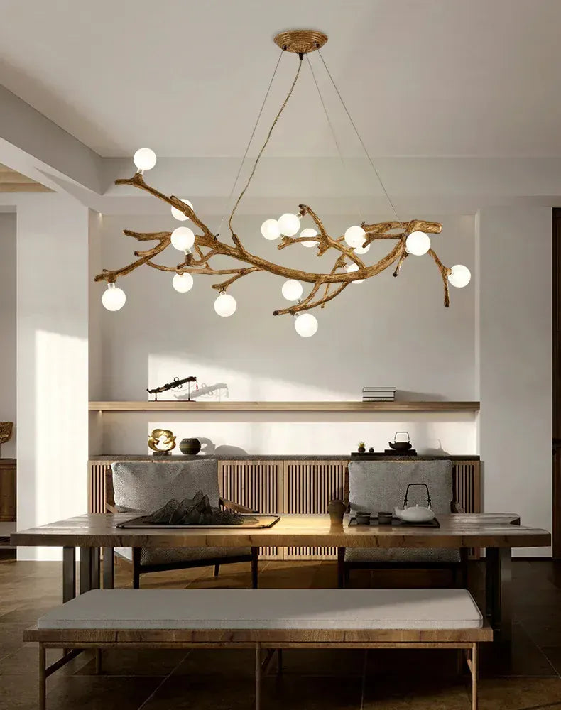 Verthara Premium Handcrafted Retro Tree Branch Chandelier