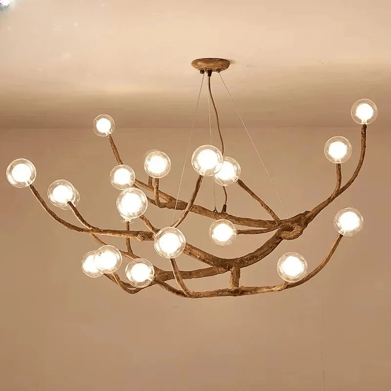 Verthara Premium Handcrafted Retro Tree Branch Chandelier