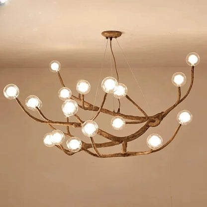 Verthara Premium Handcrafted Retro Tree Branch Chandelier