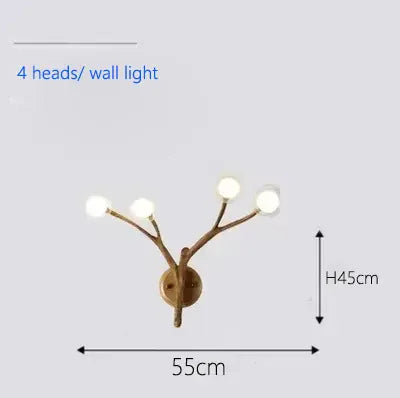 Verthara Premium Handcrafted Retro Tree Branch Chandelier
