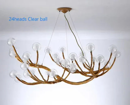 Verthara Premium Handcrafted Retro Tree Branch Chandelier