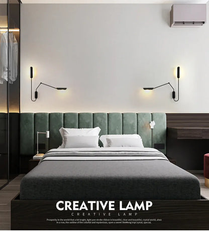 Verthara Premium Industrial Adjustable Long Arm Wall Light E27