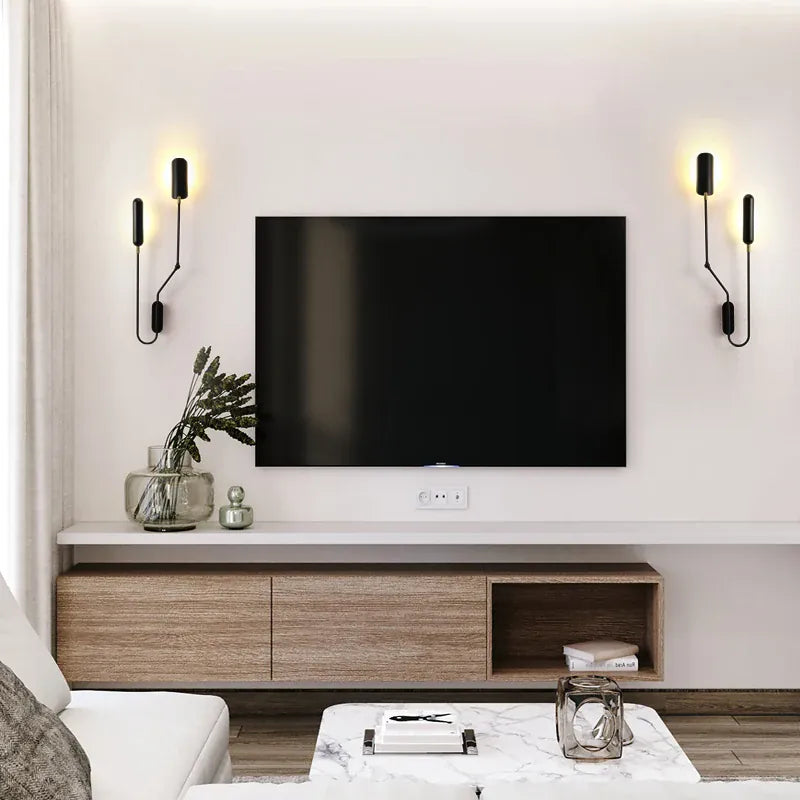 Verthara Premium Industrial Adjustable Long Arm Wall Light E27