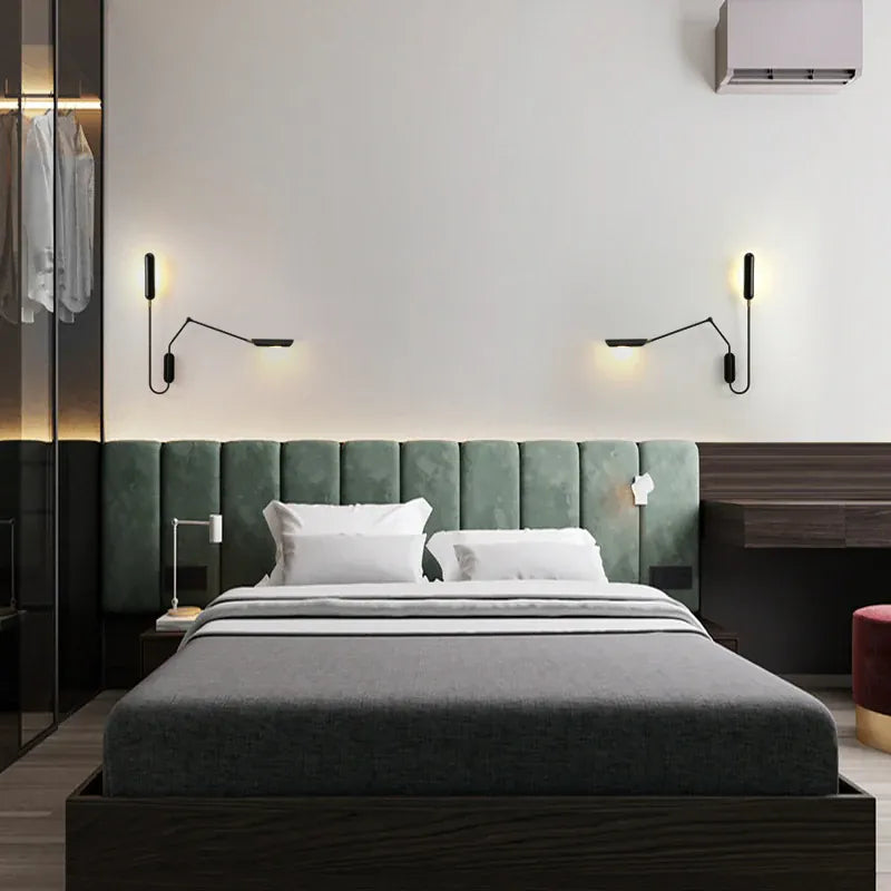 Verthara Premium Industrial Adjustable Long Arm Wall Light E27