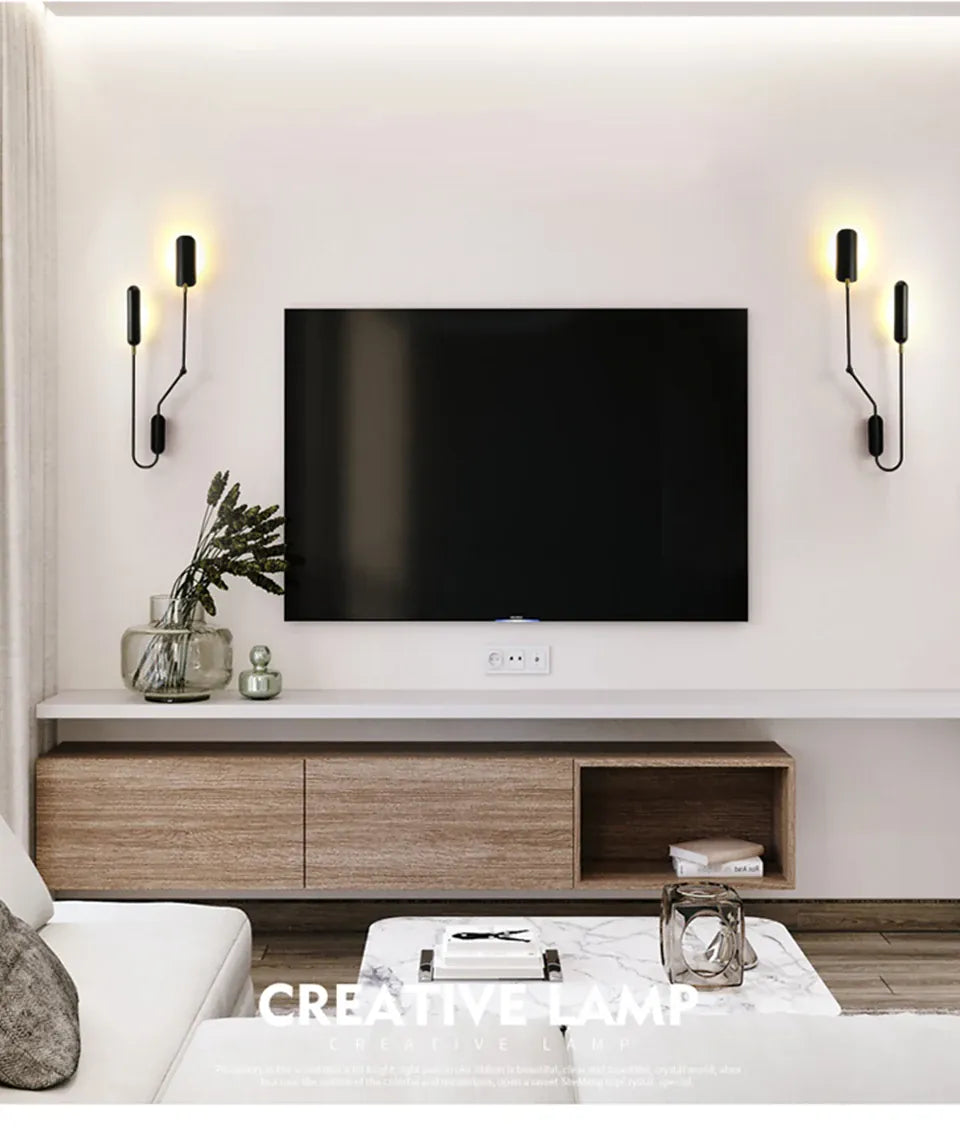 Verthara Premium Industrial Adjustable Long Arm Wall Light E27