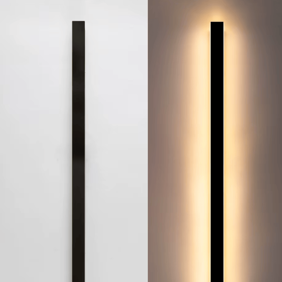Verthara Premium Industrial Iron Linear LED Outdoor Wall Light Motion Sensor