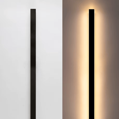 Verthara Premium Industrial Iron Linear LED Outdoor Wall Light Motion Sensor