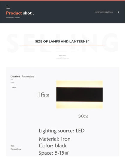 Verthara Premium Industrial LED Outdoor Wall Light IP65 Dimmable