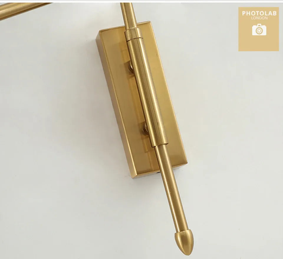 Verthara Premium Industrial Long-Arm Folding Wall Lamp