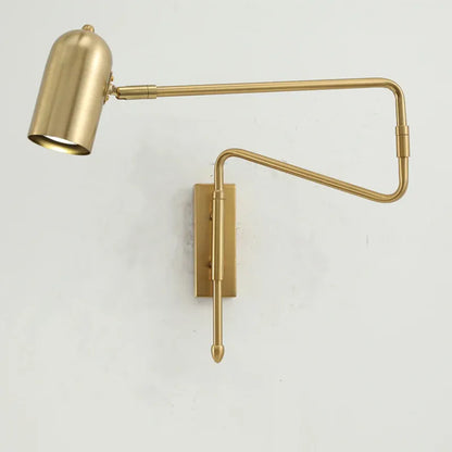 Verthara Premium Industrial Long-Arm Folding Wall Lamp