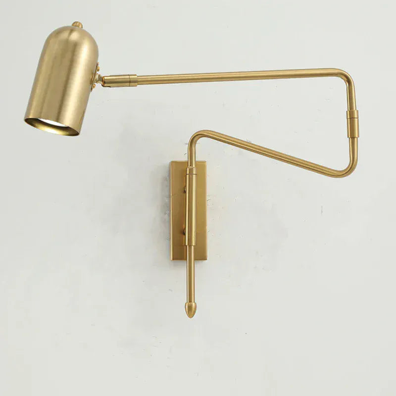 Verthara Premium Industrial Long-Arm Folding Wall Lamp