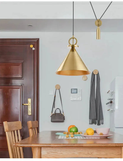 Verthara Premium Industrial Pulley Pendant Light