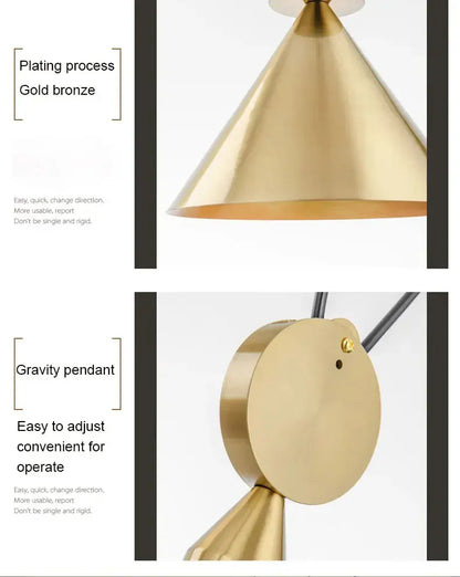 Verthara Premium Industrial Pulley Pendant Light