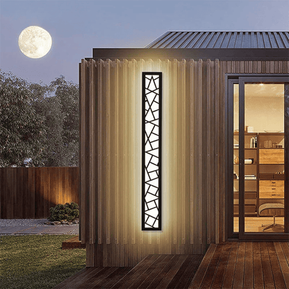 Verthara Premium IP65 Waterproof LED Outdoor Wall Light - Wall-Mounted - Modern Design - Aluminium - Anti-Rust - Suitable for Garden and Porch