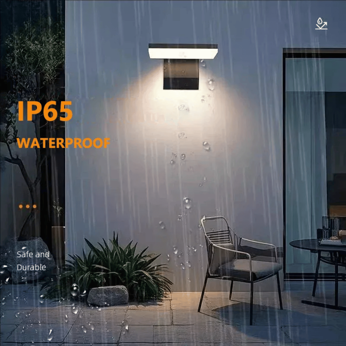 Verthara Premium IP65 Waterproof LED Outdoor Wall Light With Motion Sensor – Adjustable Angle - Aluminium Alloy - Ideal For Entrance - Corridor - Balcony