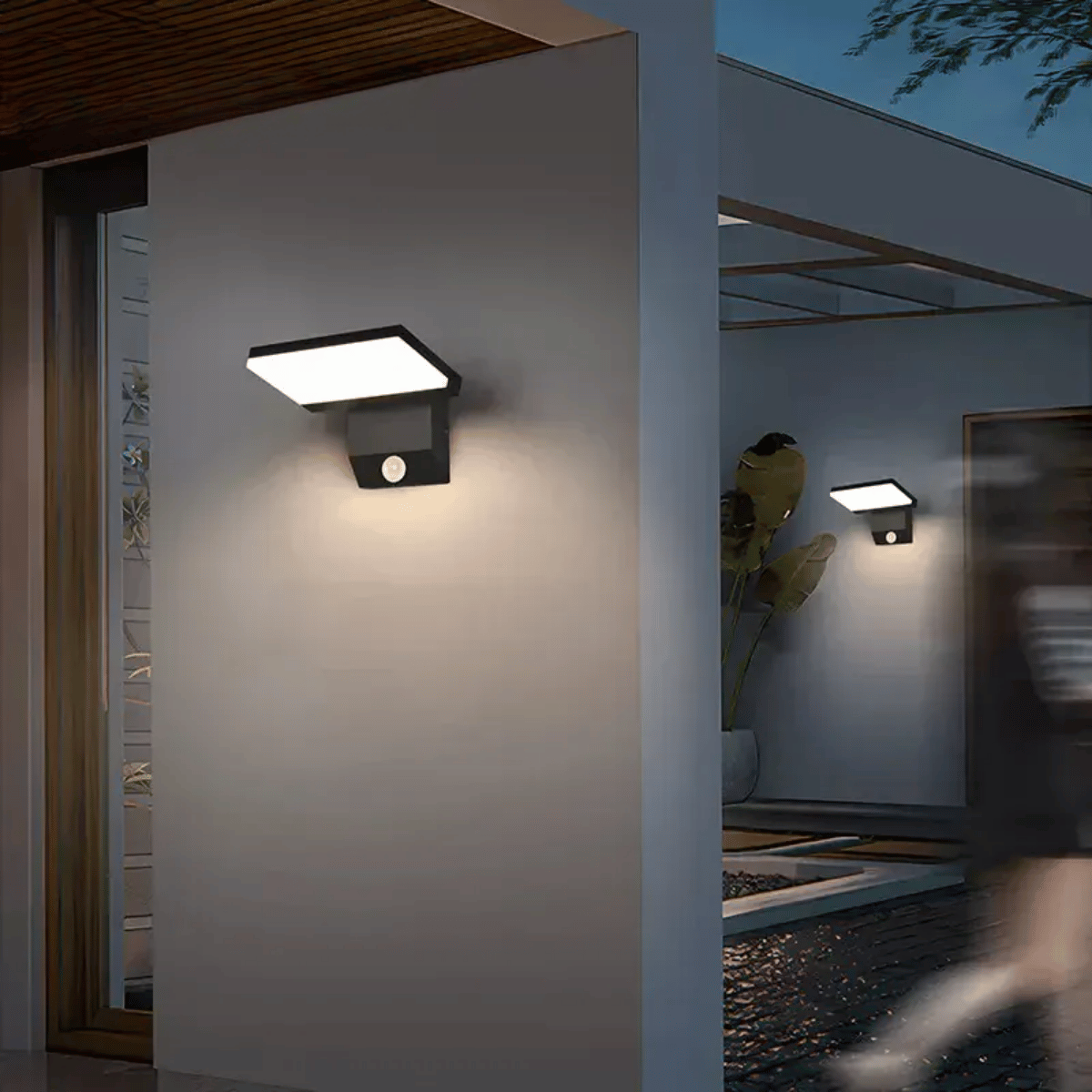 Verthara Premium IP65 Waterproof LED Outdoor Wall Light With Motion Sensor – Adjustable Angle - Aluminium Alloy - Ideal For Entrance - Corridor - Balcony