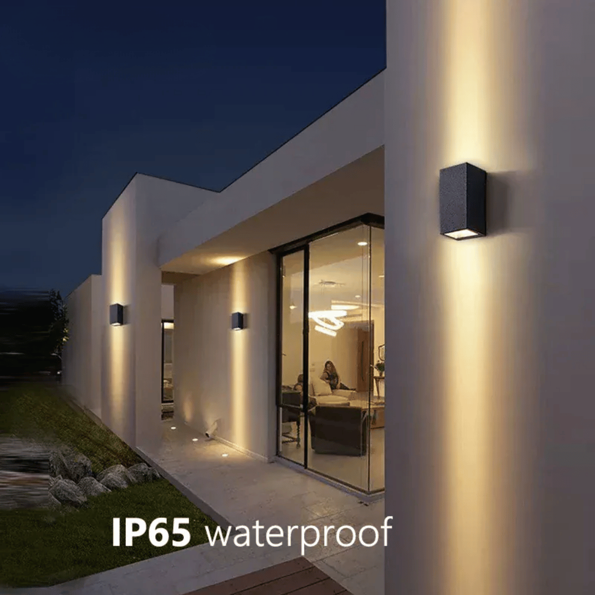 Verthara Premium IP65 Waterproof Modern Outdoor Wall Light – Die-Cast Aluminium - Effortless Installation - Ideal for Garden and Villa Porches