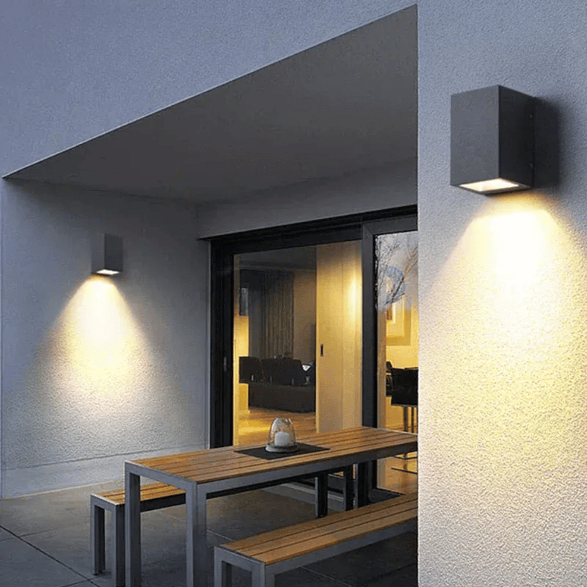 Verthara Premium IP65 Waterproof Modern Outdoor Wall Light – Die-Cast Aluminium - Effortless Installation - Ideal for Garden and Villa Porches