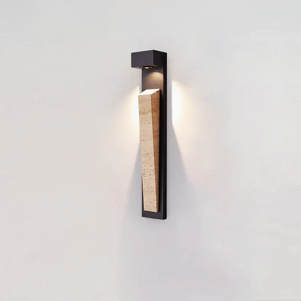 Verthara Premium IP65 Waterproof Outdoor Wall Light - Wall-Mounted - LED - Natural Stone Design - Weather-Resistant - Ideal For Gardens And Patios