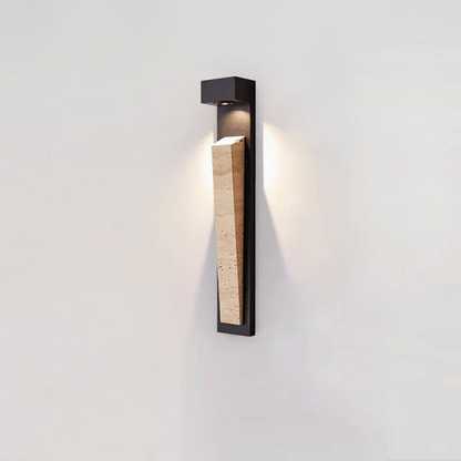 Verthara Premium IP65 Waterproof Outdoor Wall Light - Wall-Mounted - LED - Natural Stone Design - Weather-Resistant - Ideal For Gardens And Patios