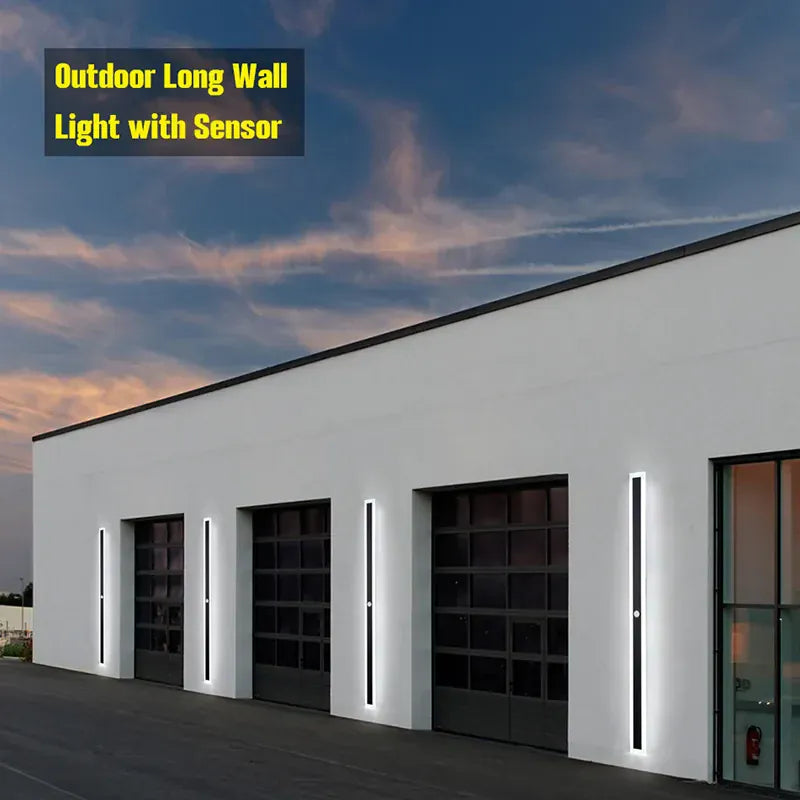 Verthara Premium IP65 Waterproof Outdoor Wall Light with Motion Sensor – LED Exterior Wall Lantern for Garden, Porch, and Garage