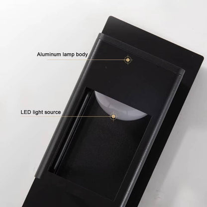 Verthara Premium IP67 Waterproof Outdoor Wall Light – Modern Aluminum Sconce for Garden and Exterior Use in Black and Bronze