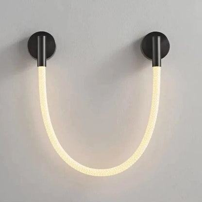 Verthara Premium Italian Modern Minimalist Linear Pendant Light - Stainless Steel and Silicone Ceiling Fixture for Kitchen and Bar F / Cold White