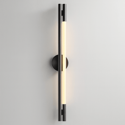 Verthara Premium Italian Modern Minimalist Linear Pendant Light - Stainless Steel and Silicone Ceiling Fixture for Kitchen and Bar B / Cold White