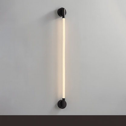 Verthara Premium Italian Modern Minimalist Linear Pendant Light - Stainless Steel and Silicone Ceiling Fixture for Kitchen and Bar A / Cold White