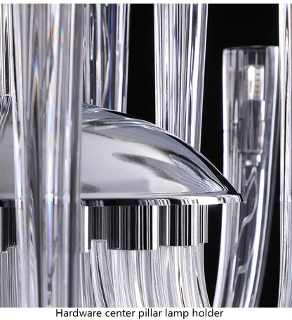 Verthara Premium J-Tube Crystal Glass Pendant Light