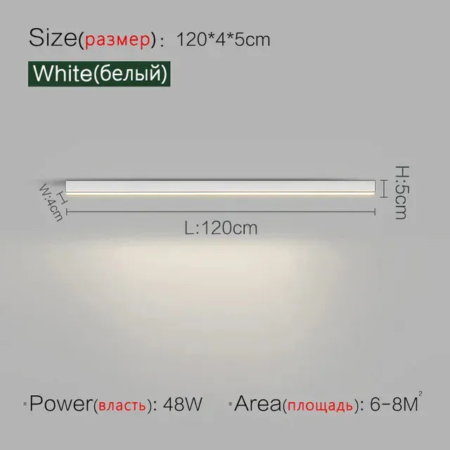 Verthara Premium LED Ceiling Light Fixture With Minimalist Design – Adjustable Brightness - Warm White - Indoor Use - Energy Efficient - Easy Installation